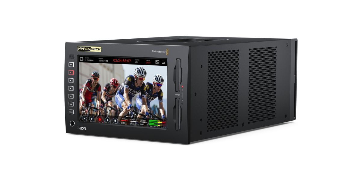 Blackmagic Design HyperDeck Extreme 8K HDR Recorder/ Player, 12GSDI