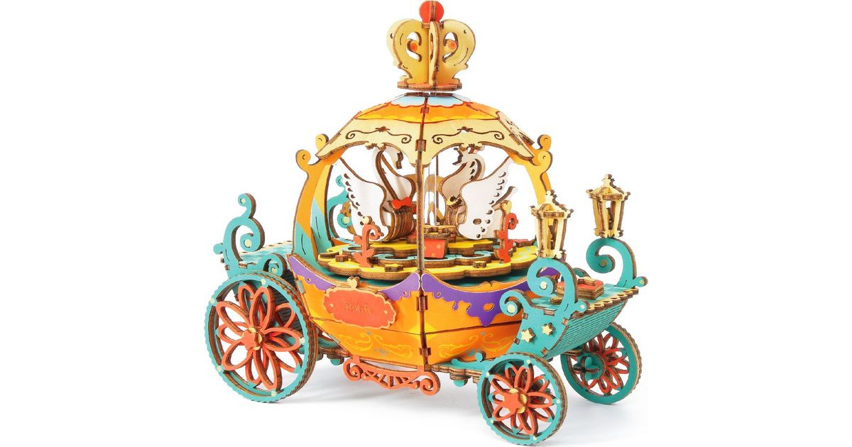 Robotime Technology ROBOTIME Wooden Model 3D Puzzle Music Box