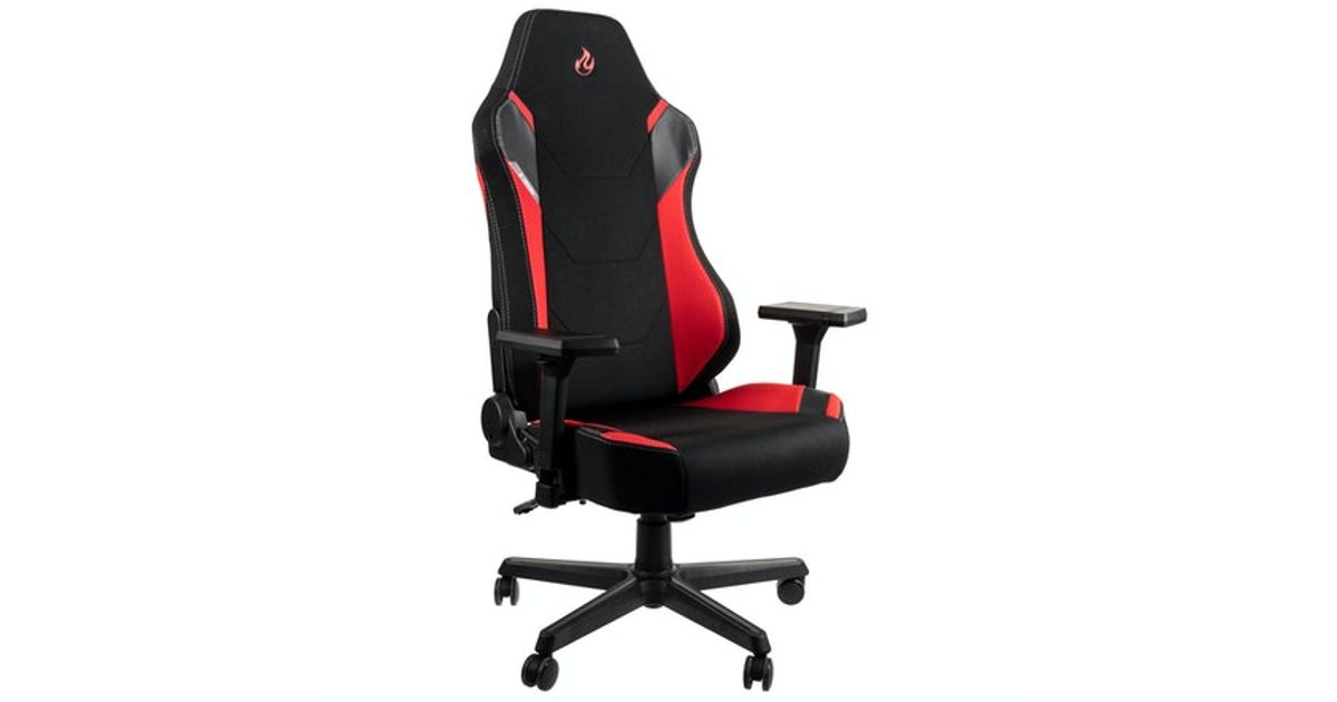 Nitro Concepts X1000 PC gaming chair Upholstered seat Black Red