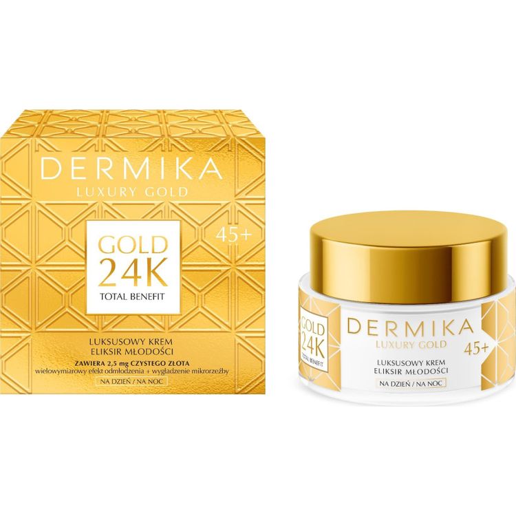 Tootefoto - Dermika Luxury Gold 24K P evane ja ine n okreem 45+ 50ml