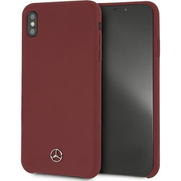 Tootefoto - Mercedes Mercedes MEHCI65SILRE iPhone Xs Max punane/punane k va mbris Silicone Line