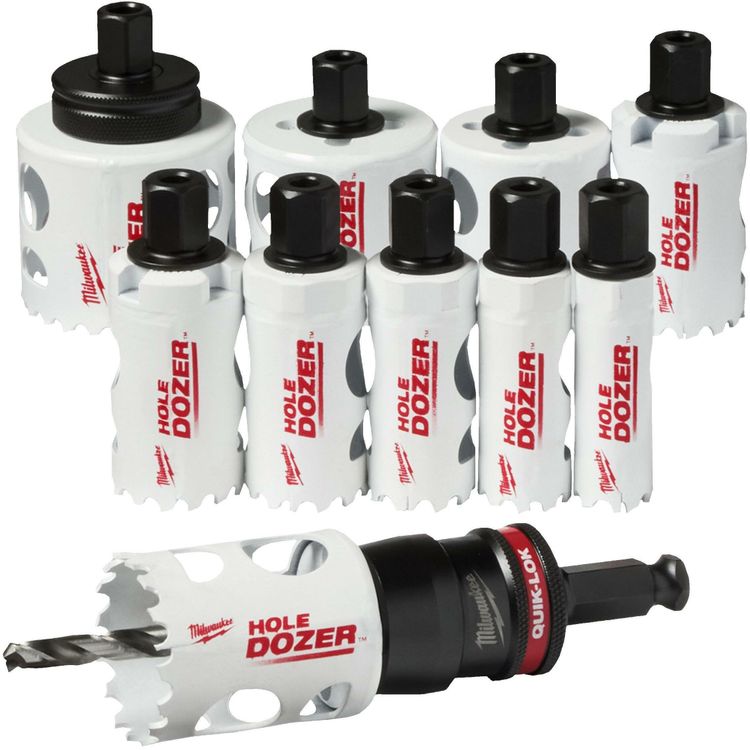 Tootefoto - Milwaukee augusaagide komplekt Hole Dozer QUIK-LOK 19-57 mm, 13-osaline