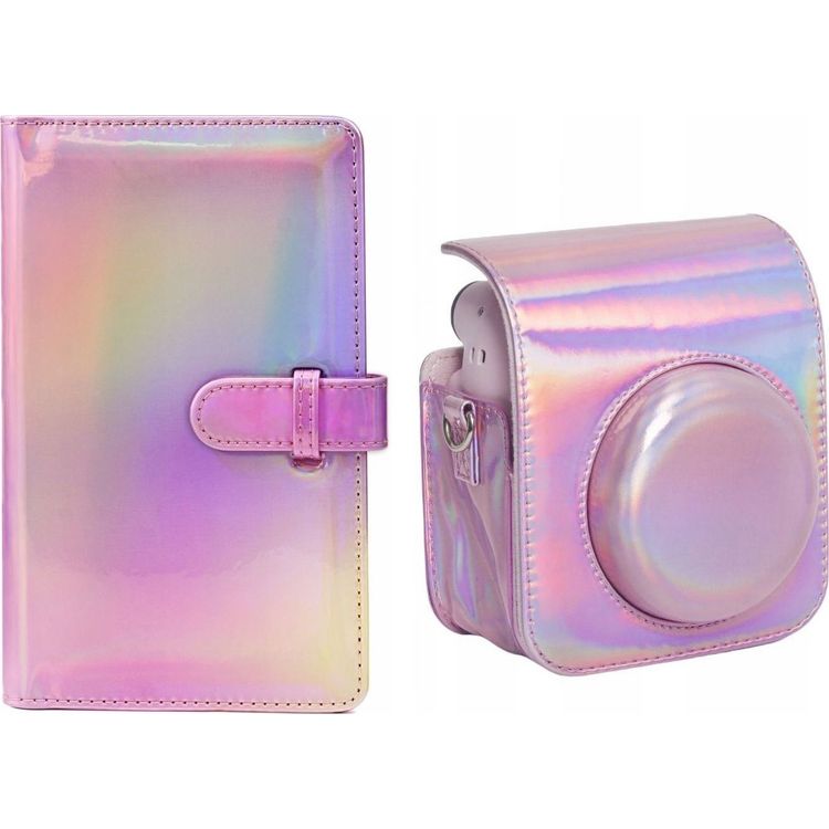 Tootefoto - Fujifilm Instax Mini 12 + 96 fotoalbumi LoveInstant mbrise mbrise kaas / roosa v lklamp