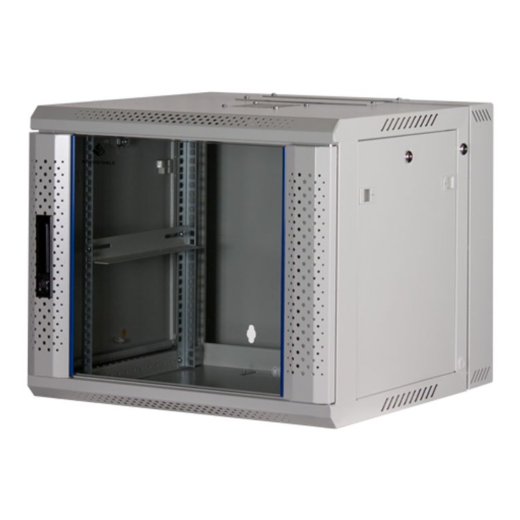 Tootefoto - Rockstable RS19-6609W p stik 9U Seinale monteeritav riiul Valge