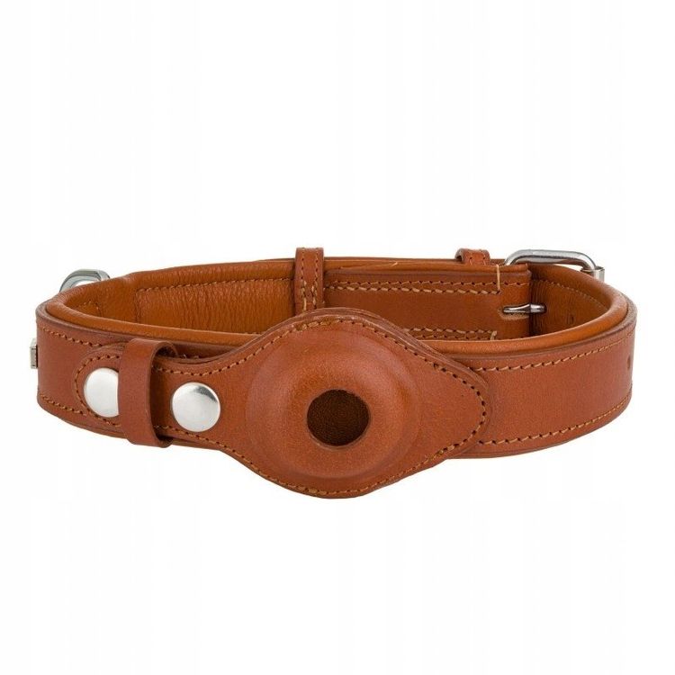 Tootefoto - Nahast krae, L: 40-54 cm/30 mm, pruun, ruumiga lokaatori jaoks