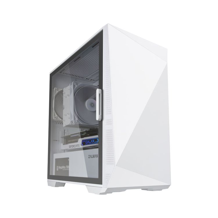 Tootefoto - Zalman Z1 Iceberg White - mATX Mid Tower PC Case/Pre-installed fan 2 x 120mm in Mini Tower Valge