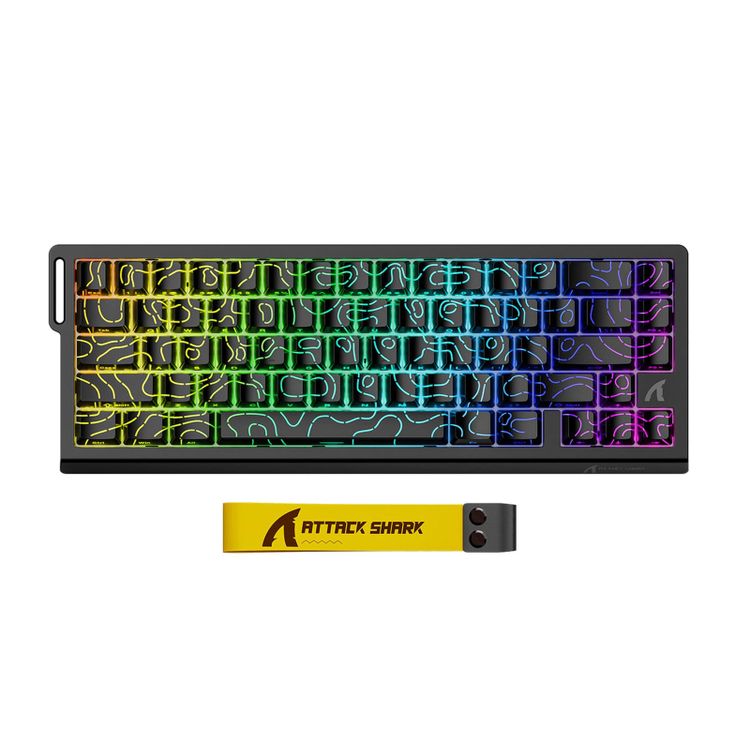 Tootefoto - Attack Shark X68 HE Rapid Trigger 8kHz/128kHz Poron czarna