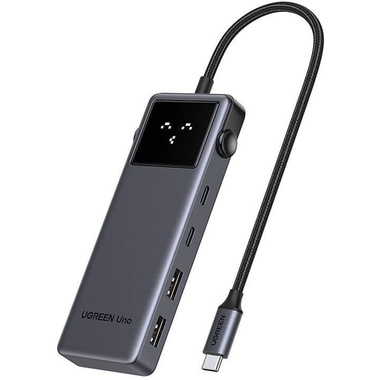 Tootefoto - Ugreen Uno - Hub - 6-in-1 USB C - 1 x HDMI + 2 x USB-C 3.2 Gen 2 + 2 x USB-A 3.2 Gen 2 + 1 x USB-C (Spannungsversorgung) (35998)