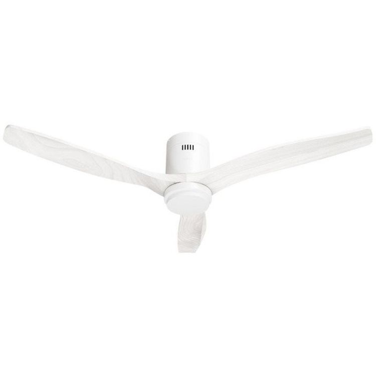 Tootefoto - Hombli Hombli Smart Ceiling Fan & Light - White & White Wood