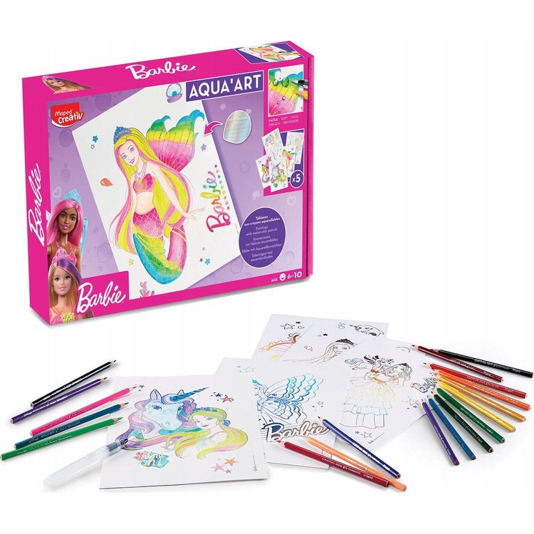 Tootefoto - Kaardistatud *****CREATIV AquaArt-aqua maal. Barbie 70633
