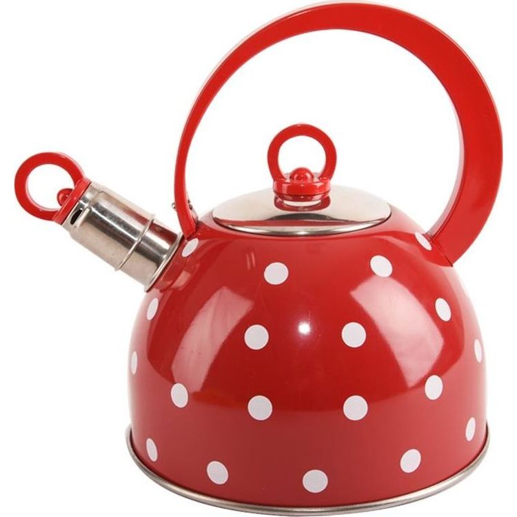 Tootefoto - Orion Steel veekeetja, punane t ppidega, 1,8L KARIN, universaalne