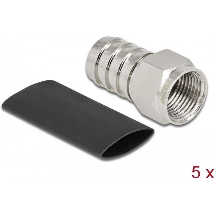 Tootefoto - DeLOCK 90032 koaksiaalpistik hendus F-t p 5 tk 75