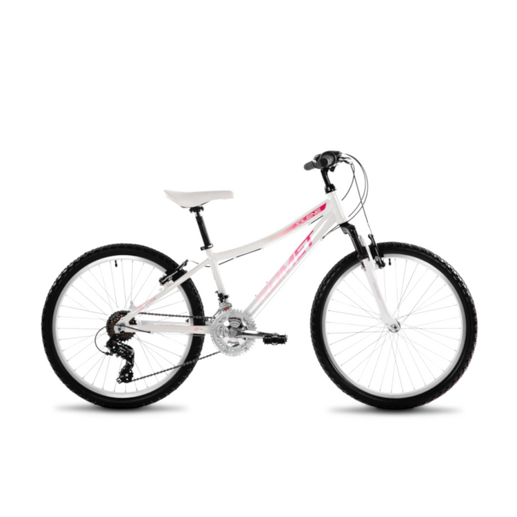 Tootefoto - Laste jalgratas ROMET Jolene 24, valge-roosa