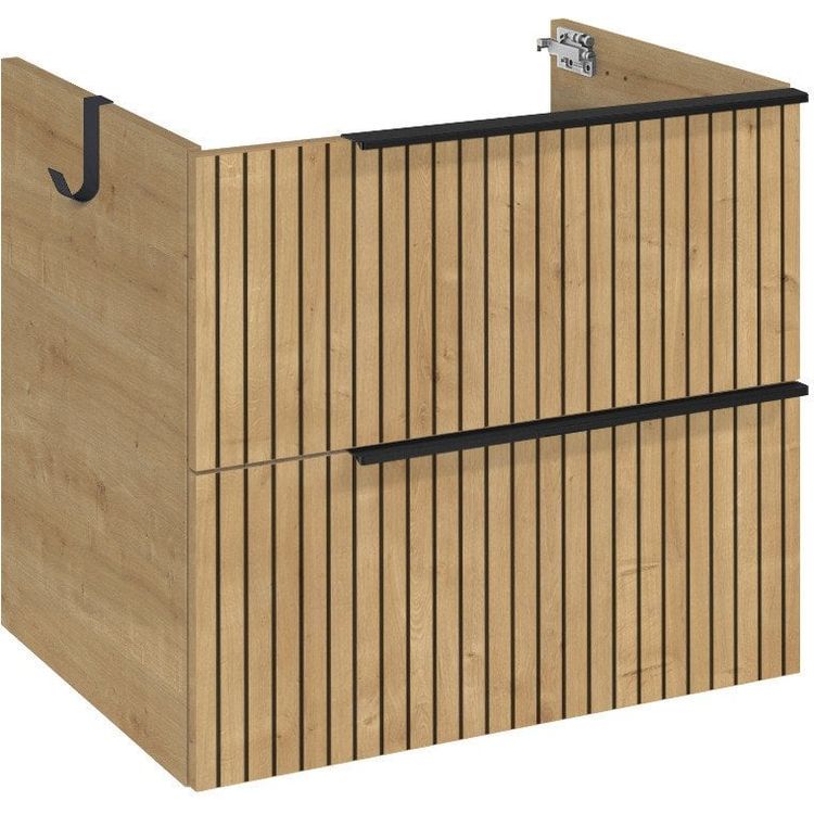 Tootefoto - Hanging bathroom cabinet Lamello, brown, 44.9x60x53 cm