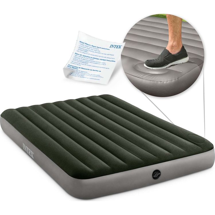 Tootefoto - Intex hkmadrats sisseehitatud jalapumbaga must