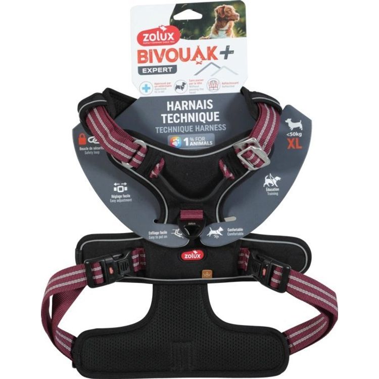 Tootefoto - Zolux koera traksid bivouak xl punane