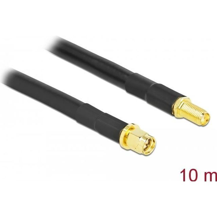 Tootefoto - DeLOCK 90459 koaksiaalkaabel LMR300 10 m SMA Must