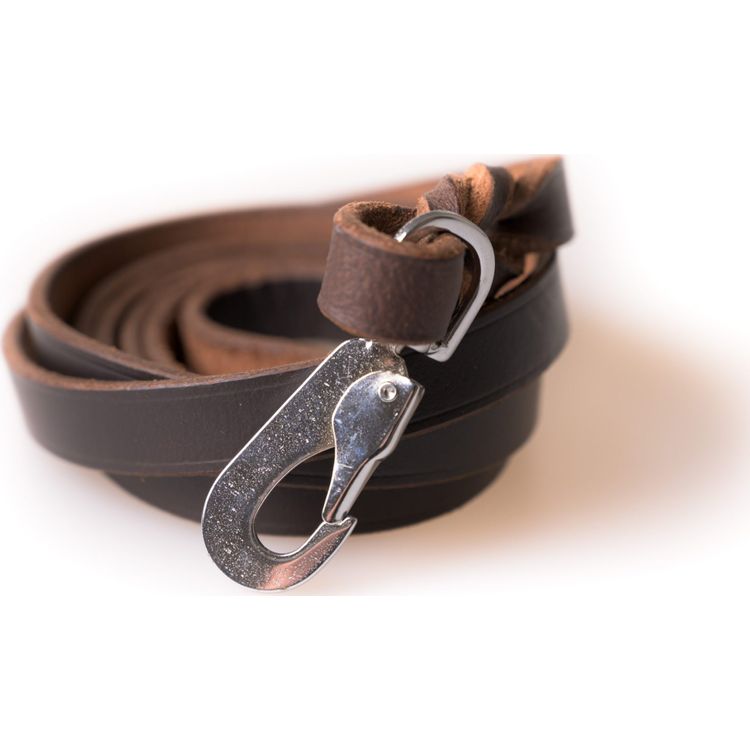 Tootefoto - Lash Brow Leather Leash (pcp konks) 1,5 x 180 pruun