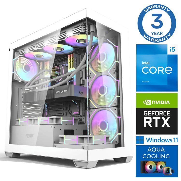 Tootefoto - INTOP AQUA i5-14400F 32GB DDR5 1TB SSD M.2 NVME+4TB RTX5060 8GB WIN11