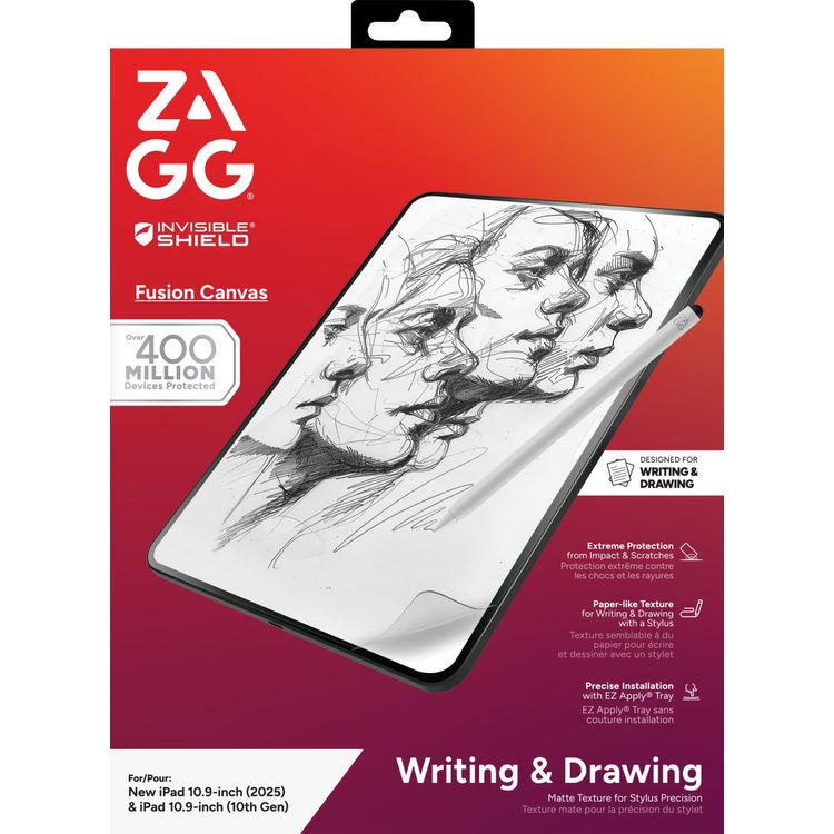 Tootefoto - Kaitsefoolium j ljendab Zagg Invisibleshield Fusion Canvas Apple iPad 10.9 "2022 (10. p lvkond)