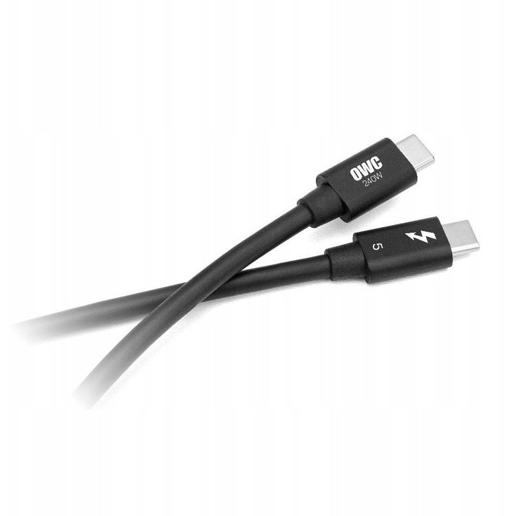 Tootefoto - OWC Thunderbolt 5/TB4/USB-4/C Kabel 0.3m schwarz - Kabel - Digital/Daten (OWCCBLTB5C0.3M)