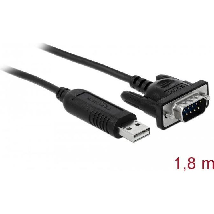 Tootefoto - DeLOCK 66282 videokaabliadapter 1,8 m RS-232 USB t p A Must