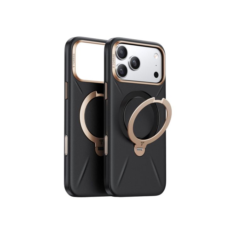 Tootefoto - TORRAS QPRO Leather for iPhone 17 Pro (Ivory Black )