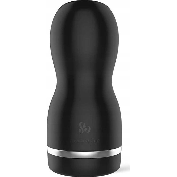 Tootefoto - SO DIVINE Massager Taaskasutatav Pleasure Cup onanistur meestele Must