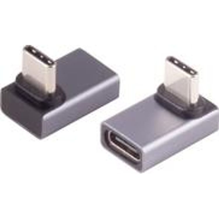 Tootefoto - ShiverPeaks SHVP BS13-60002 - Adapter USB 4.0 C Stecker> Buchse 90 Winkel o/u - Adapter (BS13-60002)