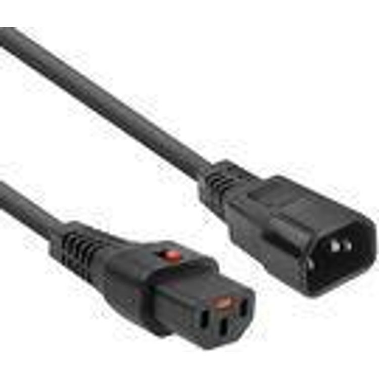 Tootefoto - ACT AK5191 toitekaabel Must 1,5 m C14 pistikut C13 pistikut