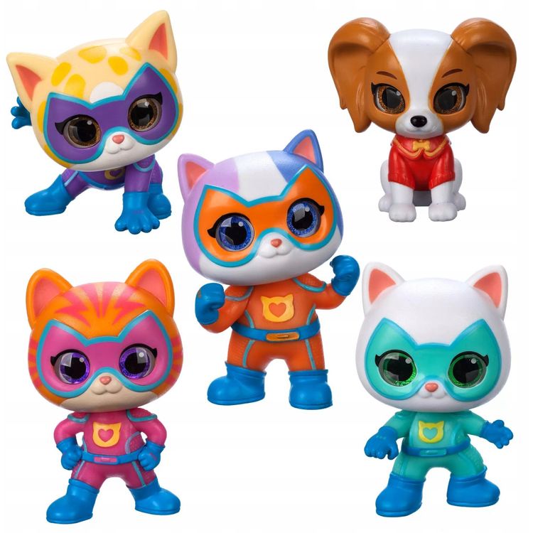 Tootefoto - Disney Jr. Super Kitties Figure Set 5 Pack 7,5 cm