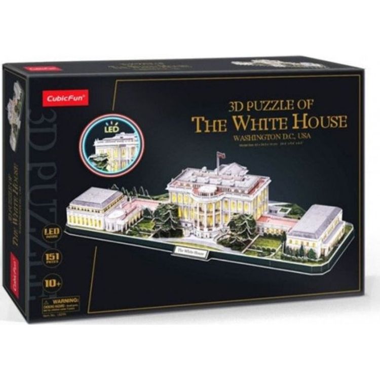 Tootefoto - PUZZLE 3D LED BIA Y DOM - L529H