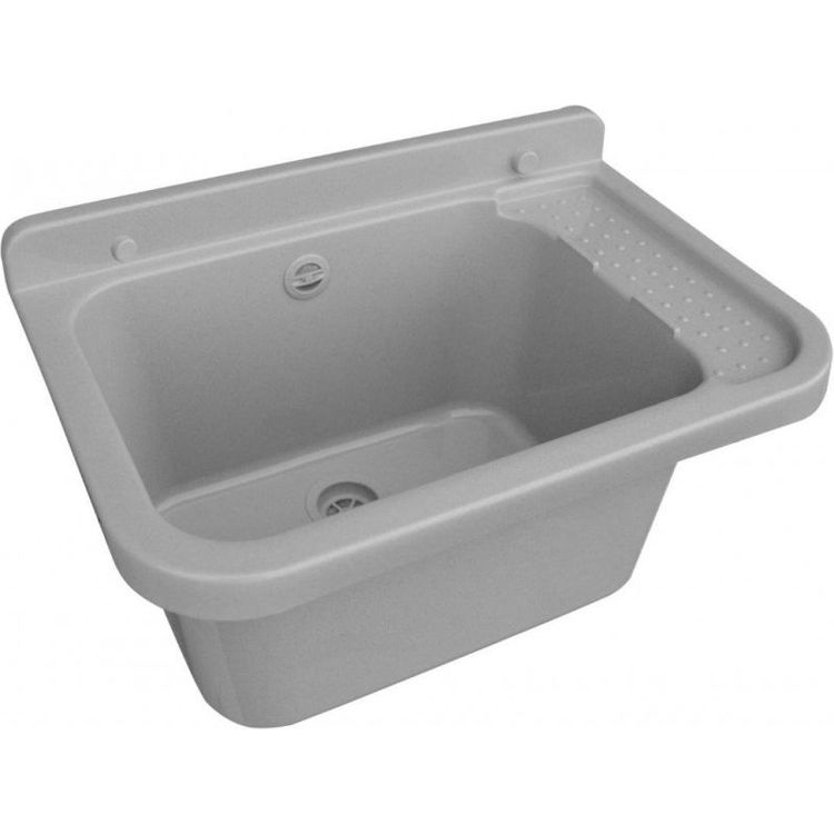 Tootefoto - Hydroland 1-bowl economic sink 50 x 34cm gray (ZLEW.50.SZ)