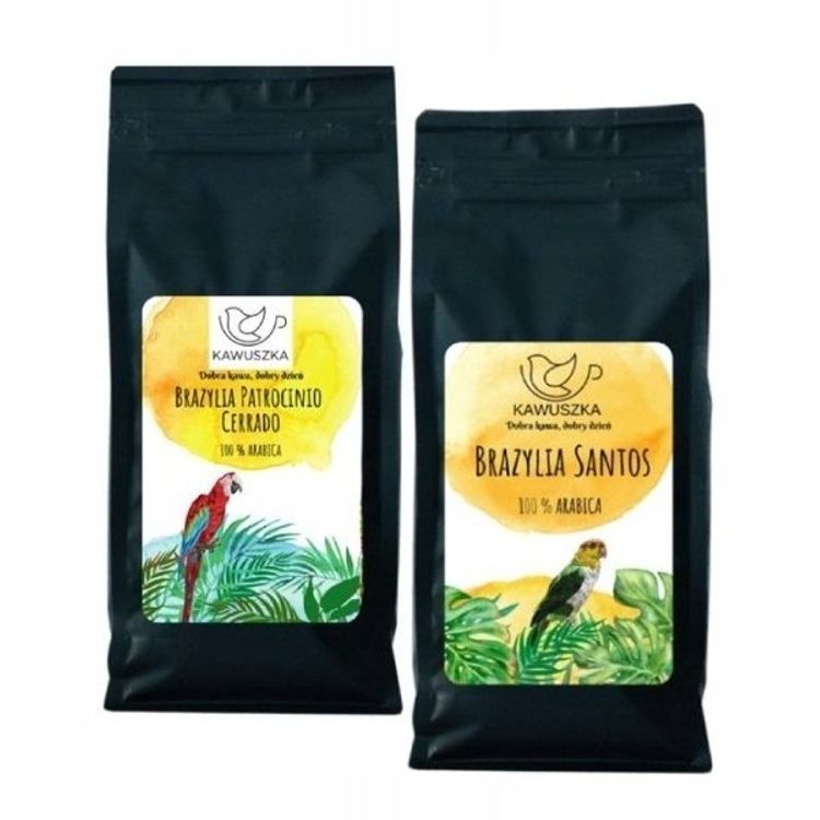 Tootefoto - Kohvioad Kawushka Brazil Santos/Sao Rafael 1kg