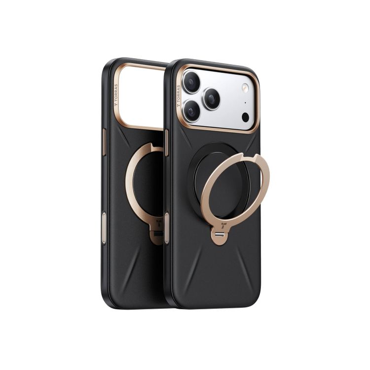Tootefoto - TORRAS QPRO Leather for iPhone 17 Pro Max (Ivory Black )