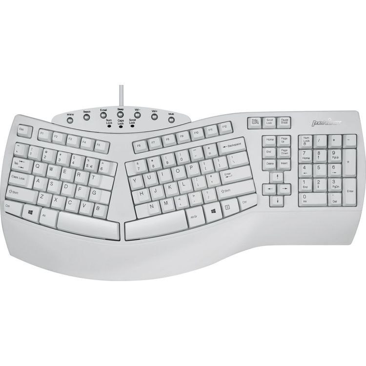 Tootefoto - Perixx PERIBOARD-512 Keyboard Wired White US (11528)