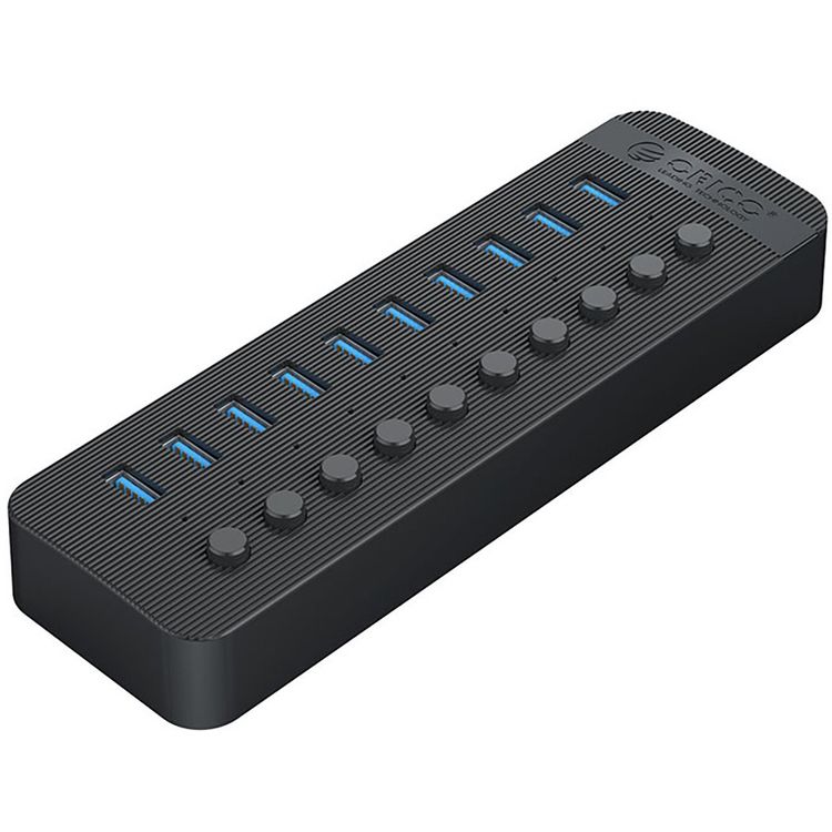 Tootefoto - CT2U3-10AB jaotur 10x USB-A l litiga - must CT2U3-10AB jaotur 10x USB-A l litiga - must