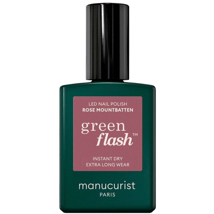 Tootefoto - MANUCURIST Green Flash Led geelk nelakk Rose Mountbatten k nelakk 15 ml