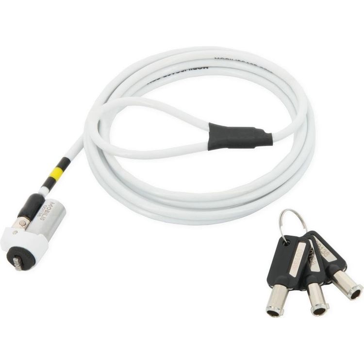 Tootefoto - Mobilis 001329 Kabelschloss Wei 1,8 m (1329)