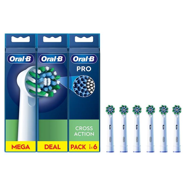 Tootefoto - Lisaharjad Oral-B, Cross Action Pro, 6tk