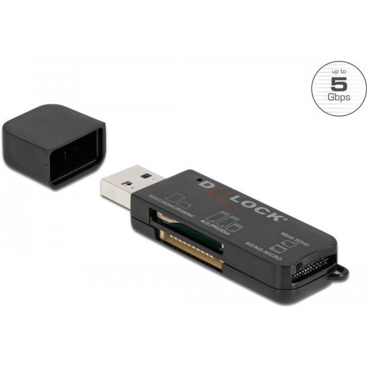Tootefoto - DeLOCK 91757 kaardilugeja USB 3.2 Gen 1 (3.1 Gen 1) Type-A Must