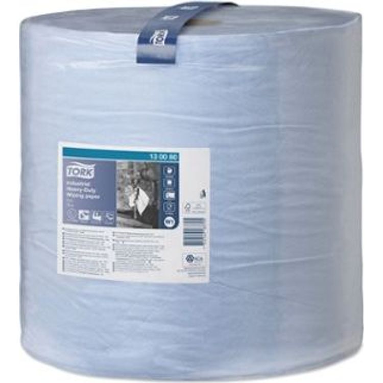 Tootefoto - Staples TORK Industrial cleaning cloth, small roll 415, white (24.5cm x 460m)