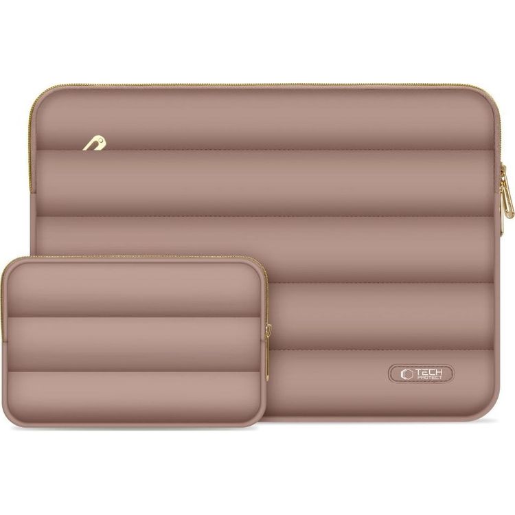 Tootefoto - Tech-Protect kott TECH-PROTECT PUFFY s learvuti 15-16 WALNUT
