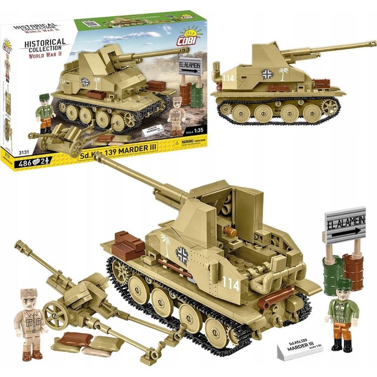 Tootefoto - Cobi 3131 blokeerib SD.kfz.139 Marer III Tanks III h vitaja