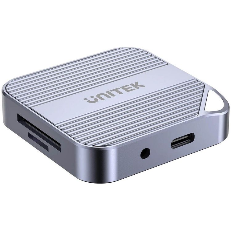 Tootefoto - Uniteki lugeja Unitek Magnetic SD/Micro SD kaardilugeja 6in1 | PD100W | 4K@60Hz | 5Gbps