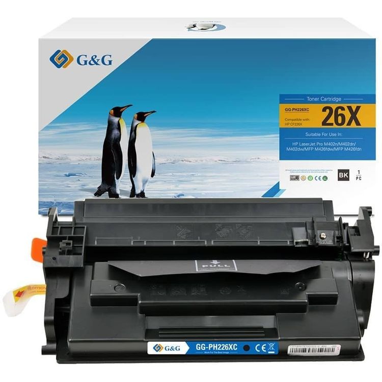 Tootefoto - G&G XL-Toner kompatibel mit HP 26X/ CF226X