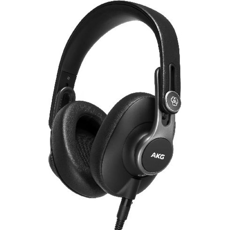 Tootefoto - AKG K371 k rvaklapid ja peakomplekt Juhtmega hendatud Peav ru Lava/stuudio Must, Metallik