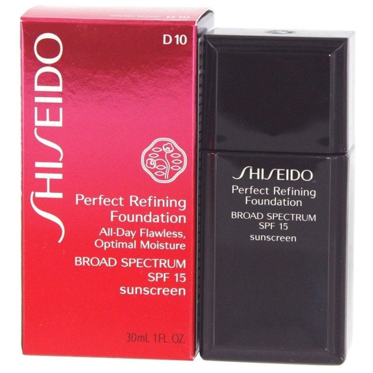 Tootefoto - Shiseido Shiseido, t iuslik rafineeriv, niisutav, vedel jumestuskreem, D10, kuldpruun, SPF 15, 30 ml naistele