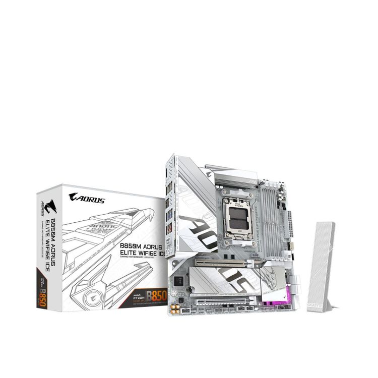 Tootefoto - Gigabyte b850m a elt wf6e ice