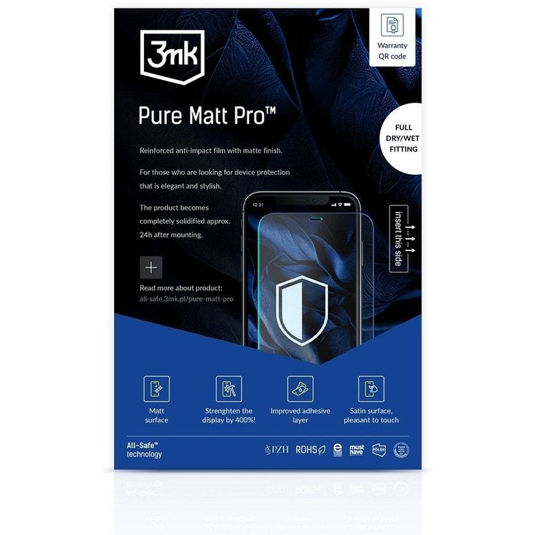 Tootefoto - 3MK 3mk All-Safe AIO foolium Pure Matt Pro Tablet Full Wet Fitting, 5 tk